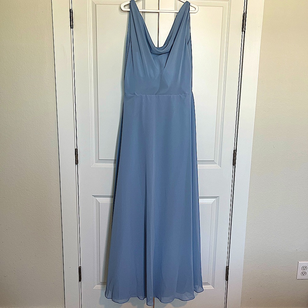 Dusty Blue Bridesmaid Dress